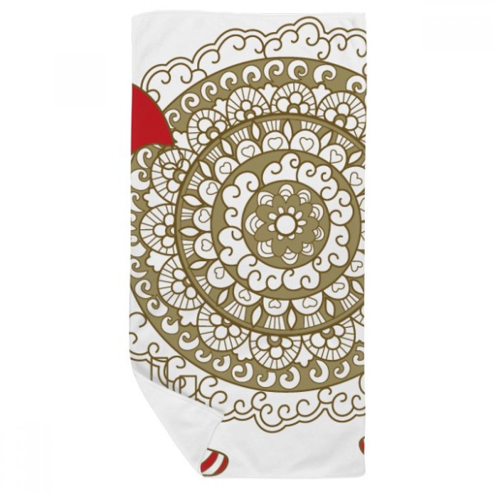 Serviette de bain doux multicolore 35x70cm et gant de toilette cartoon sheep