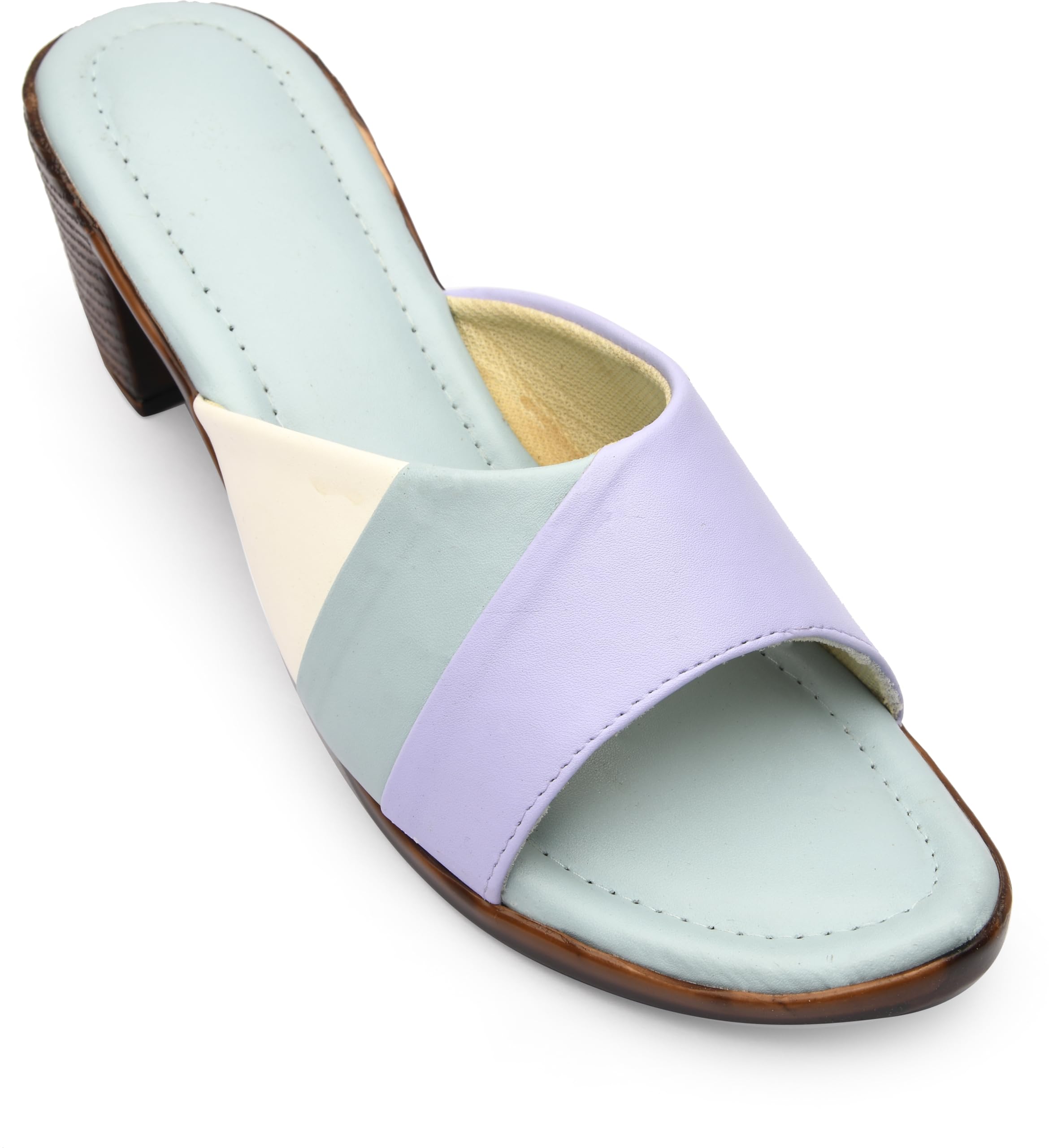 BRINY Nappa Leather Open-Toe Stylish Heels Sandals for Womens | Blue | Size-6 (B0D3THRJ9L) Amazon Price History, Amazon Price Tracker