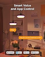 Vista 4 de Govee Pendant Light for Kitchen Island, Three-Layer RGBIC Smart Lighting, Matter Compatible, 1300LM 2700K-6500K Dimmable Black Hanging Light Fixture