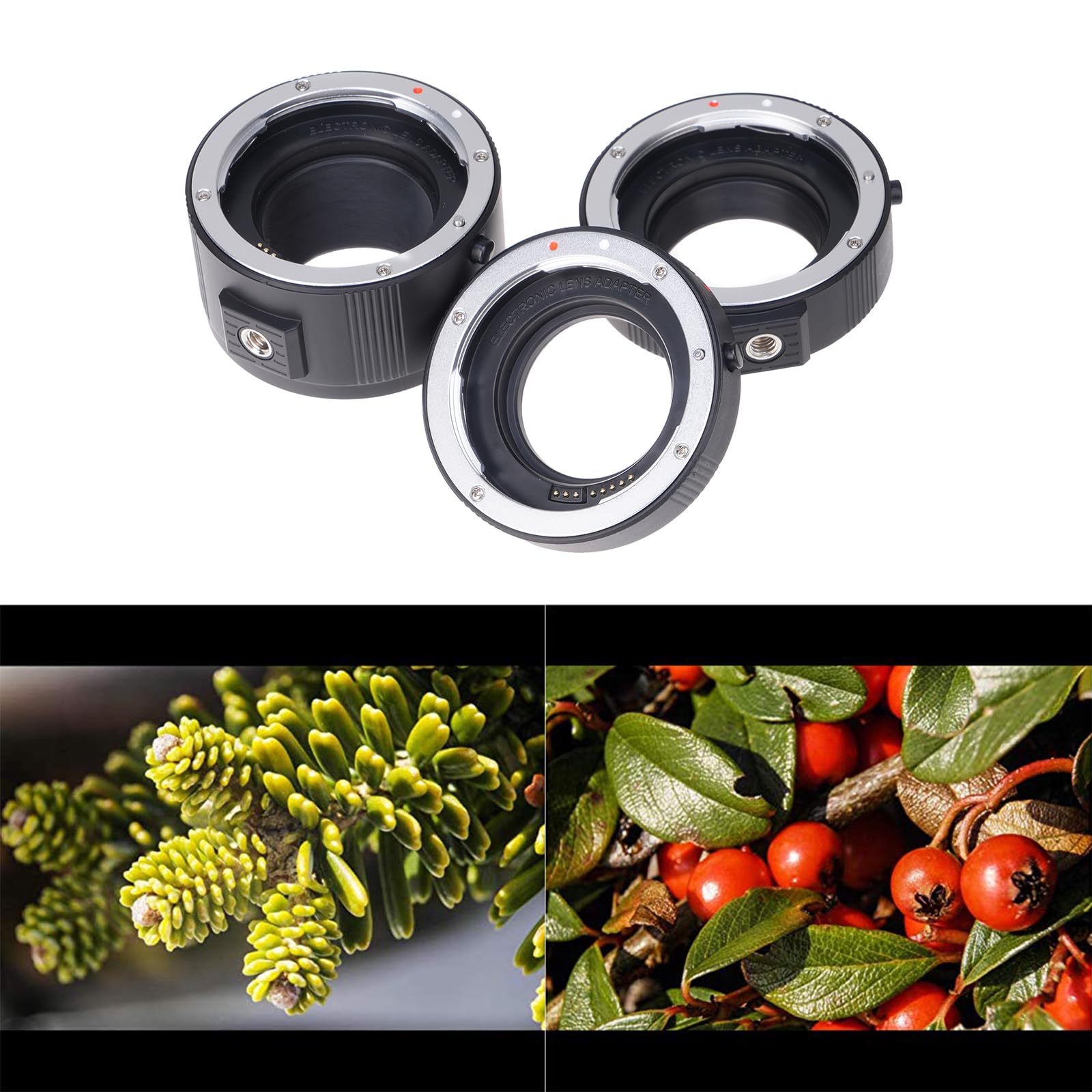 FOTGA Automatik AF Autofocus - Tubo di prolunga macro (13 mm, 20 mm, 36 mm), set DG per Canon EOS EF EF-S Mount obiettivo DSLR fotocamera 7D Mark II, 5D IV III, 5D, 6D II, 200D, 850D, 800D, 760D, 90D,