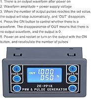 Vista 4 de Módulo generador PWM 1Hz a 150KHz generador de señal para control de velocidad del motor y ajuste de brillo LED 3.3V a 30V