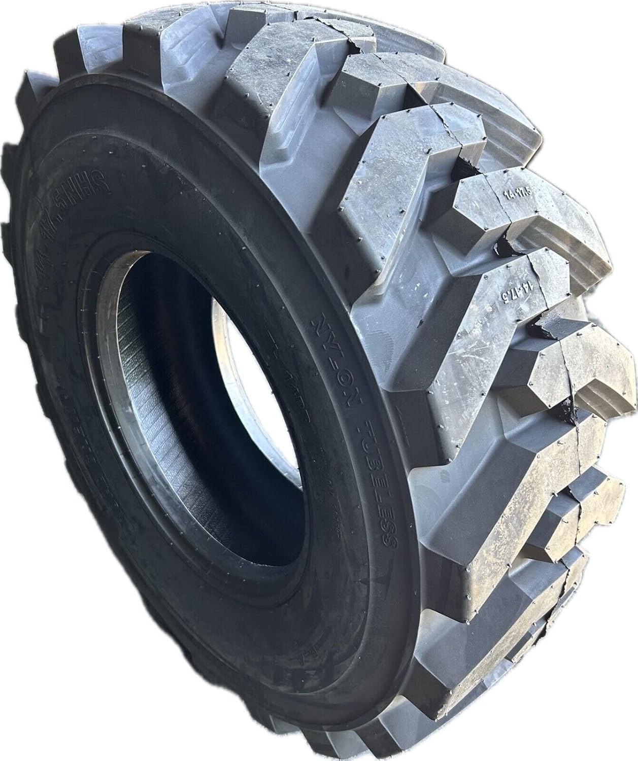 (4-Tires) 14X17.5 Road Crew 14 PLY Skid Steer Tires for Bobcat & other equipment 14-17.5 1417514