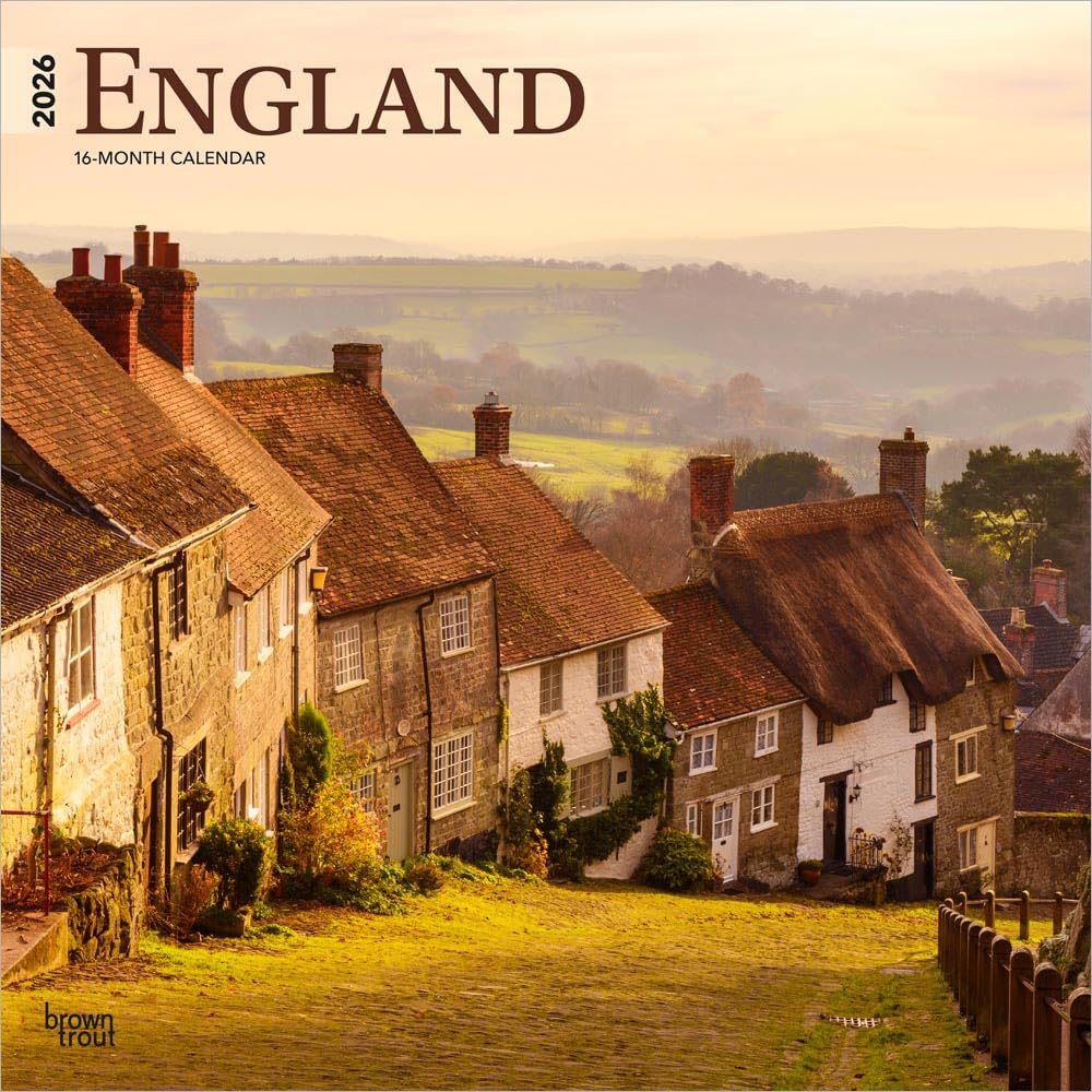 England 2026 - 16-Monatskalender: Original BrownTrout-Kalender [Mehrsprachig] [Kalender]