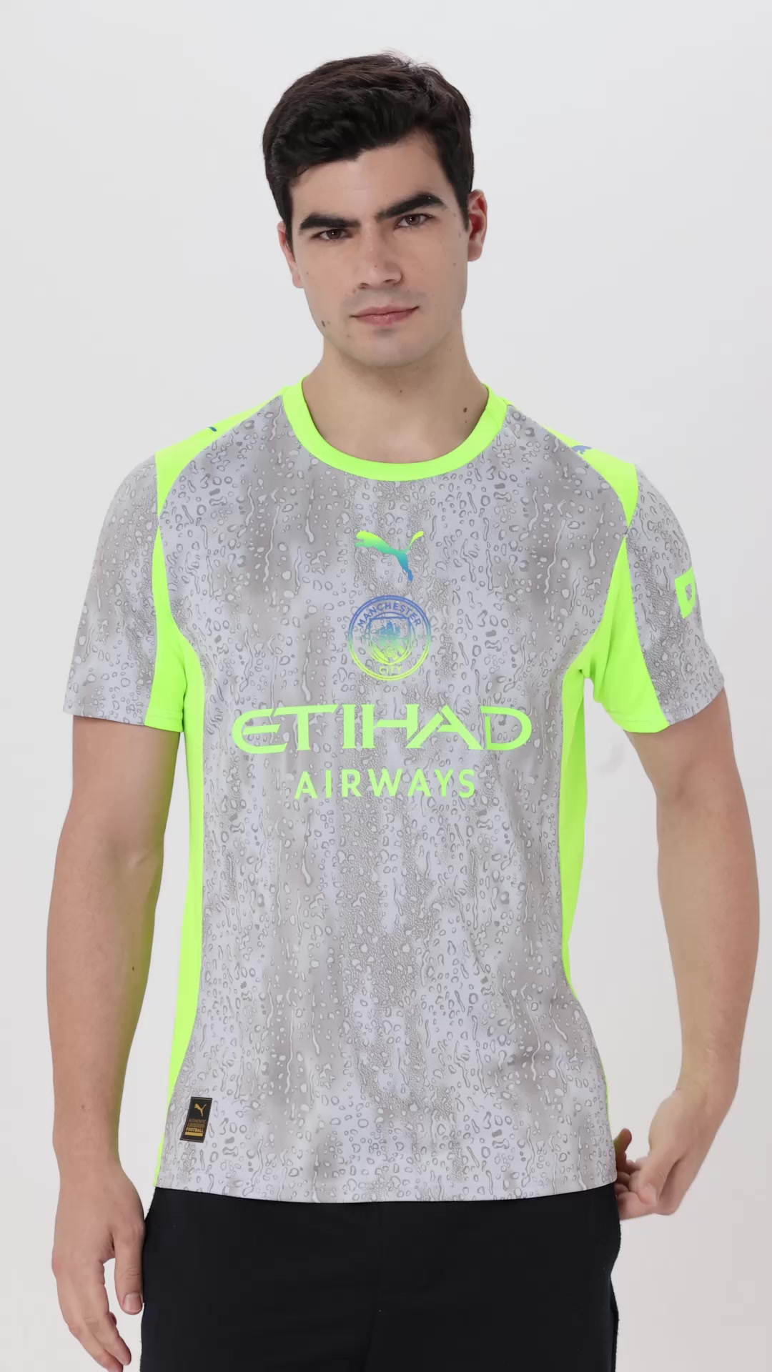 Puma, Men, MCFC 3rd Jersey Replica, Cool Weather-Pro Green, S