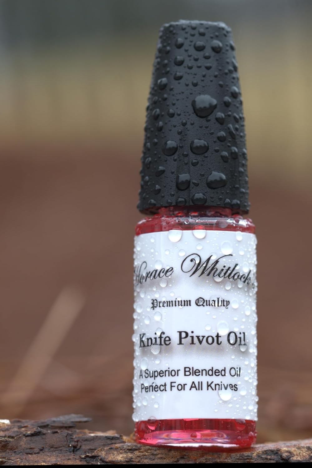 Horace Whitlock's Premium Knife Pivot Lubricating Oil – Synthetic Blade Lubricant for Folding Knives, Kitchen Knives, and Outdoor Tools – Precision Applicator, Anti-Corrosion Formula, 10ml​
