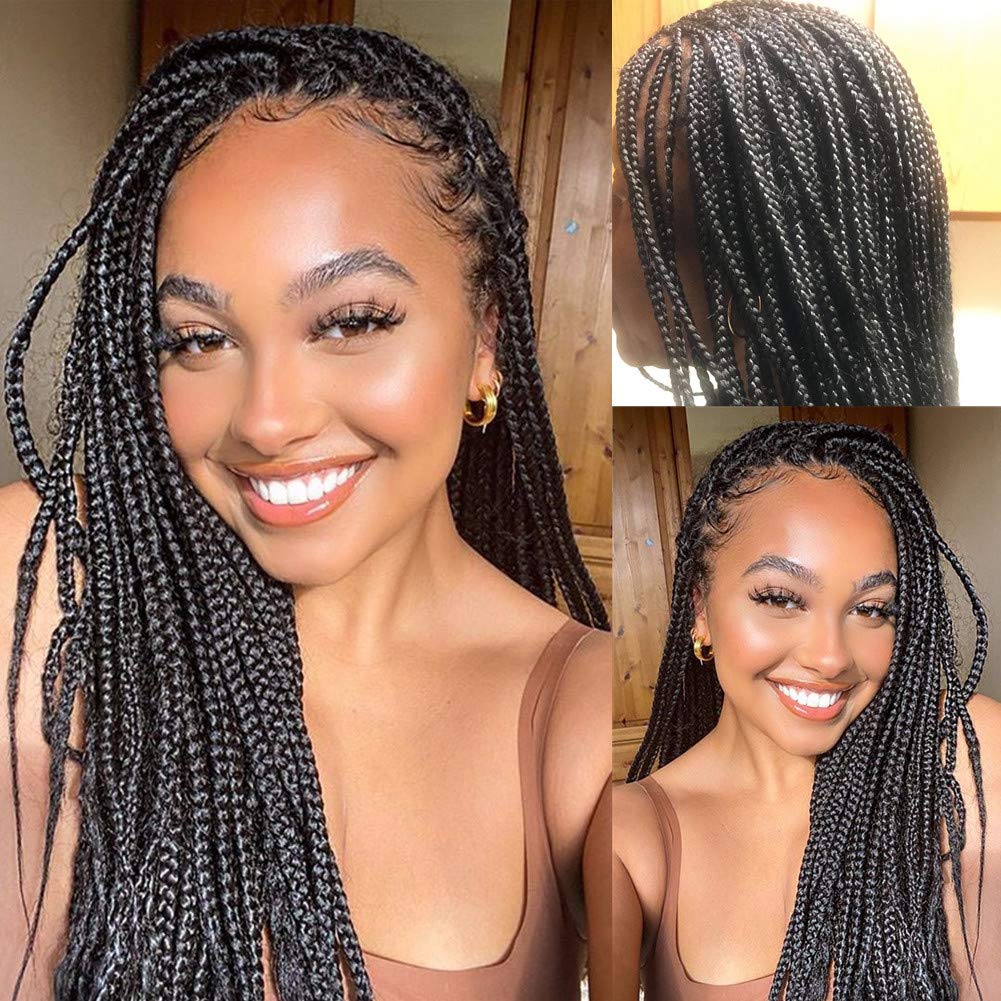 Buy Easy Braiding Hair Extensions 26inch Black Braiding Hair 8Packs Hot