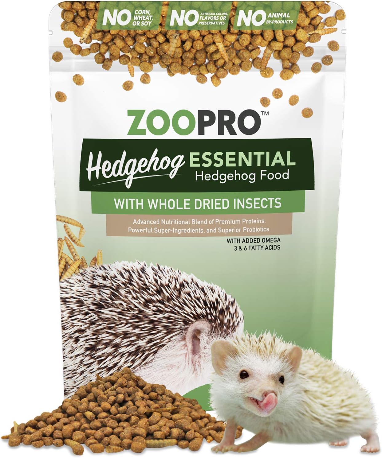 Exotic Nutrition Hedgehog Essential - Chicken Kibble with Mealworms (1.75 Pound)