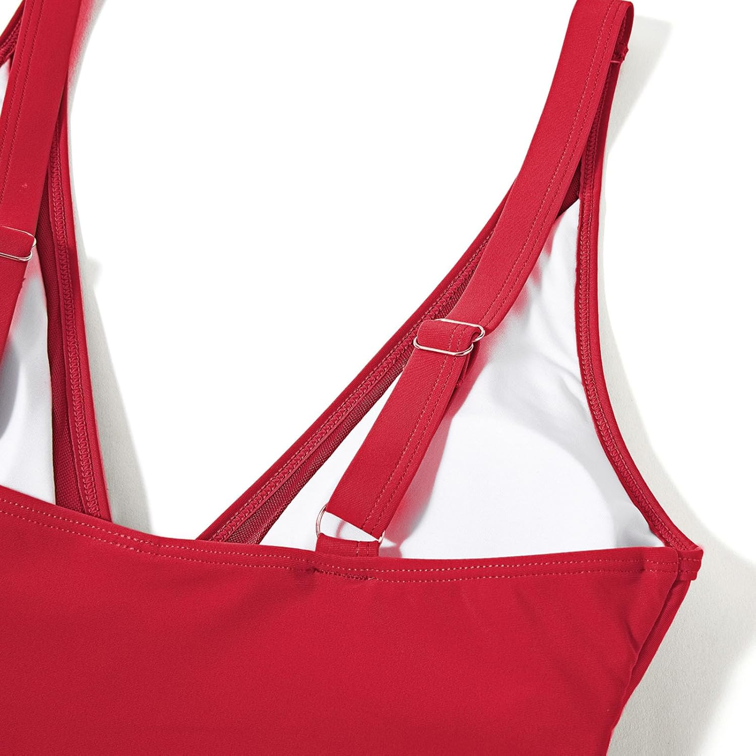 SUUKSESS Women Sexy Mesh Tummy Control Swimsuit Push Up High Waisted Bathing Suit - Image 5