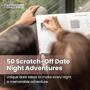 The Adventure Challenge Couples Edition - 50 Scratch-Off Date Night Ideas | Unique Couple Gifts | Relationship & Marriage Activity for Deeper Connection Couples Edition