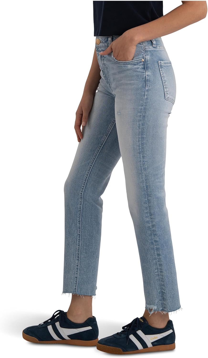 KUT from The Kloth Women's Rachael High Rise Fab Ab Mom Raw Hem