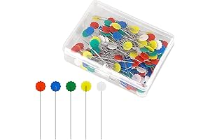 200Pcs Flat Flower Head Pins Quilting Pins