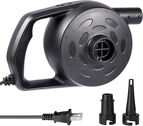 Etekcity Bomba de aire para inflables, bomba de colchón de aire eléctrica portátil, infladordeflador perfecto de llenado rápido para sofá,