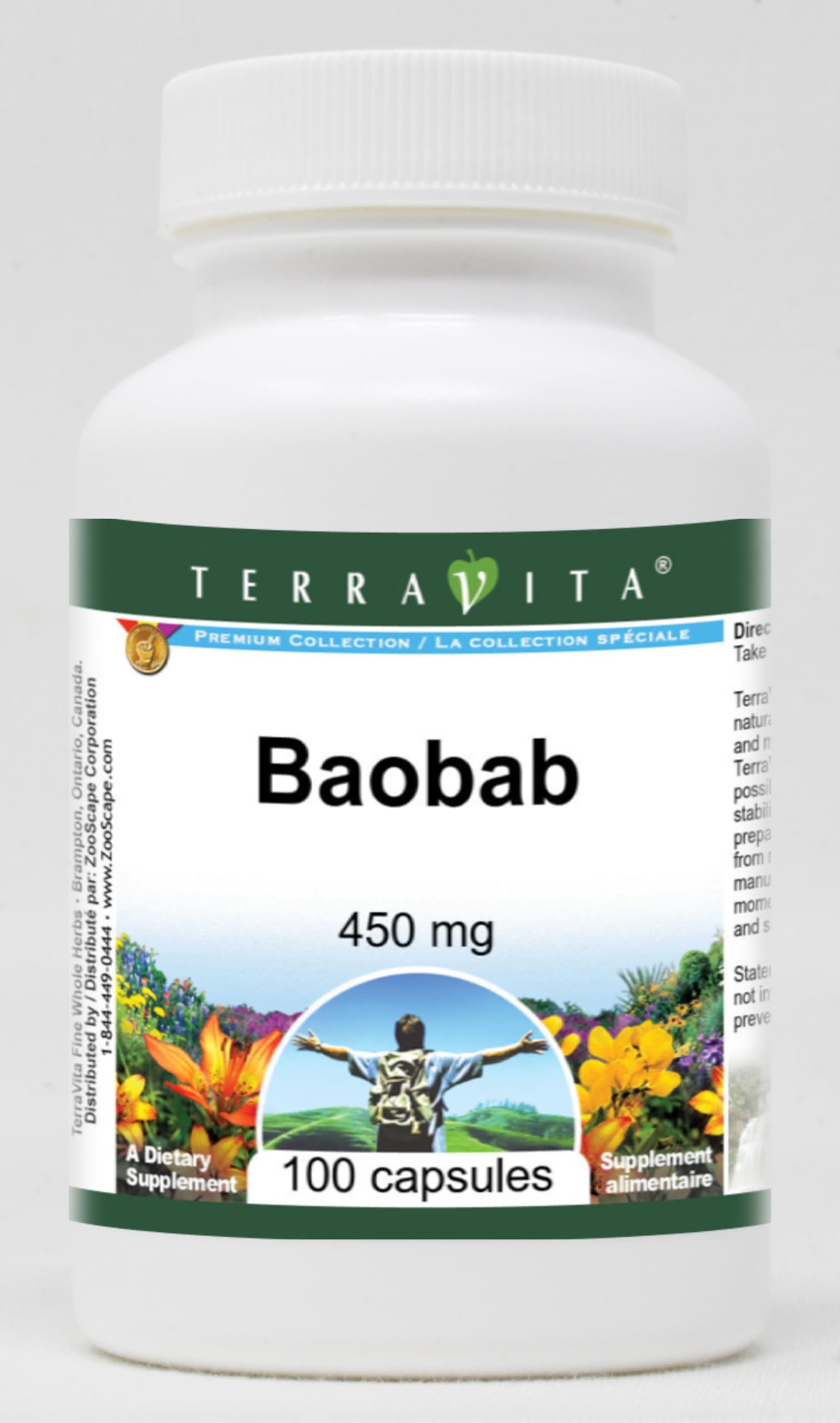 Amazon.com: Baobab - 450 mg (100 Capsules, ZIN: 519112) : Grocery