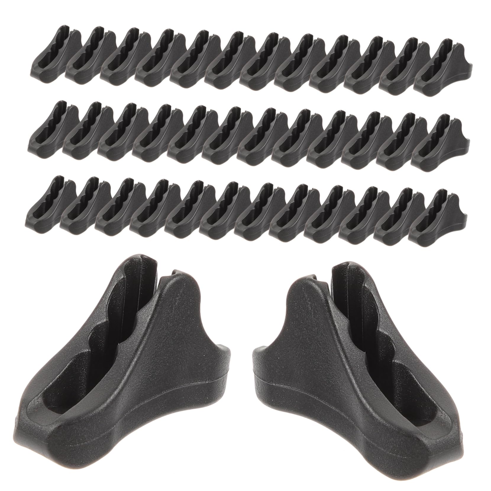 GOOHOCHY Multifunctional Tent Rope Tensioner 50Pcs Wear-Resistant Rope Fasteners Easy Rope Length Adjustment