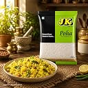 JK Premium Poha (Rice Flakes) 500g | Thick High-Fibre Poha | Avalakki, Atukulu & Chiwda | Light & Wholesome Breakfast Staple (Pack of 4) gallery image
