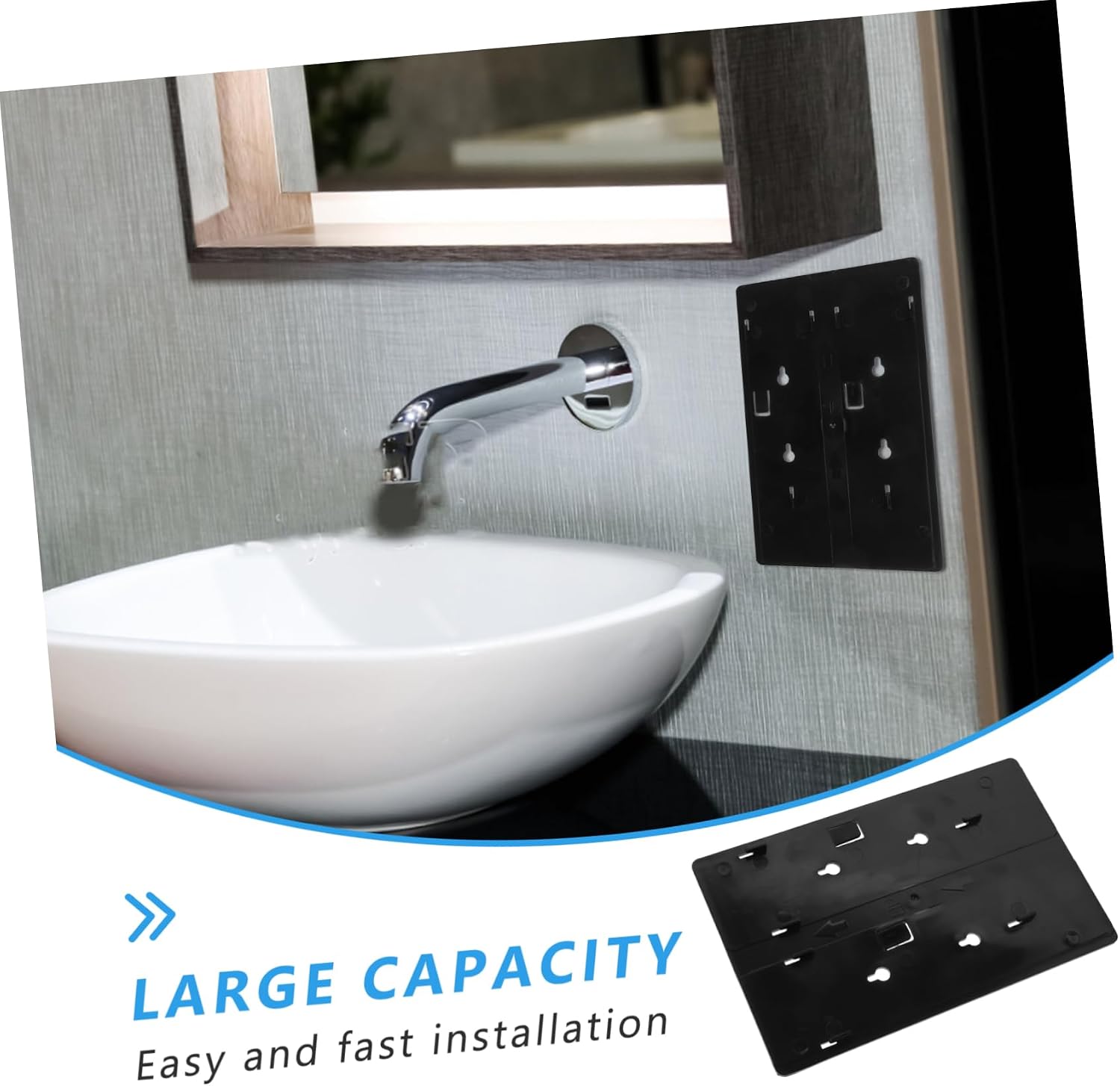 Alipis Soap Dispenser Mounting Board Versatile Installation Base for Body Wash and Shampoo Dispensers Accessory for Home and Commercial Use image 2