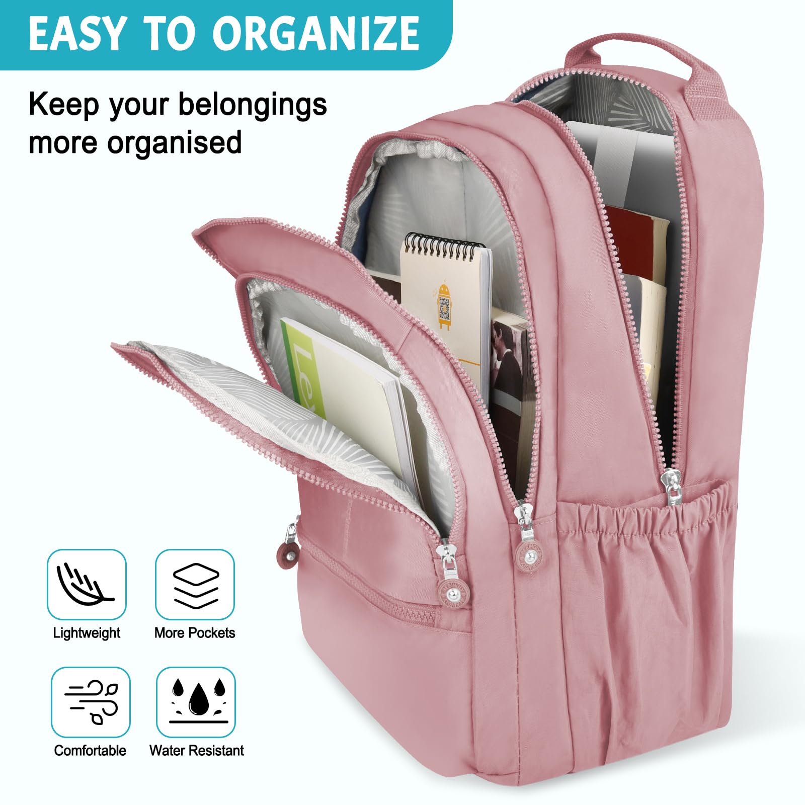 Zaino da uomo grande in tela vintage per uomo Bookpack in tela adatto alla maggior parte dei laptop da 15,6 pollici Borsa per laptop da scuola Zaino da viaggio per escursioni