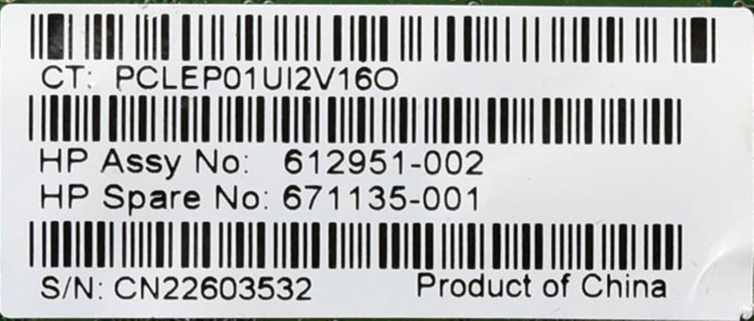 OEM NVIDIA New 612951-002 Genuine Quadro 600 Video Graphics Card High Profile Single Slot Performance 1GB DDR3 1x Display 1x DVI-I Dual Link Ports Interface PCI-Express 671135-001