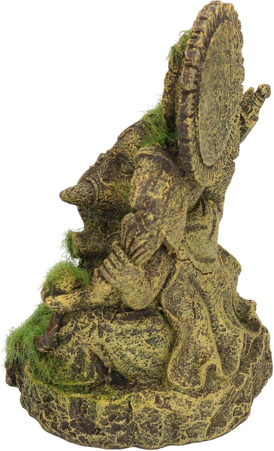 Blue Ribbon PET Products 006159 Exotic Environments Ganesha Statue with Moss