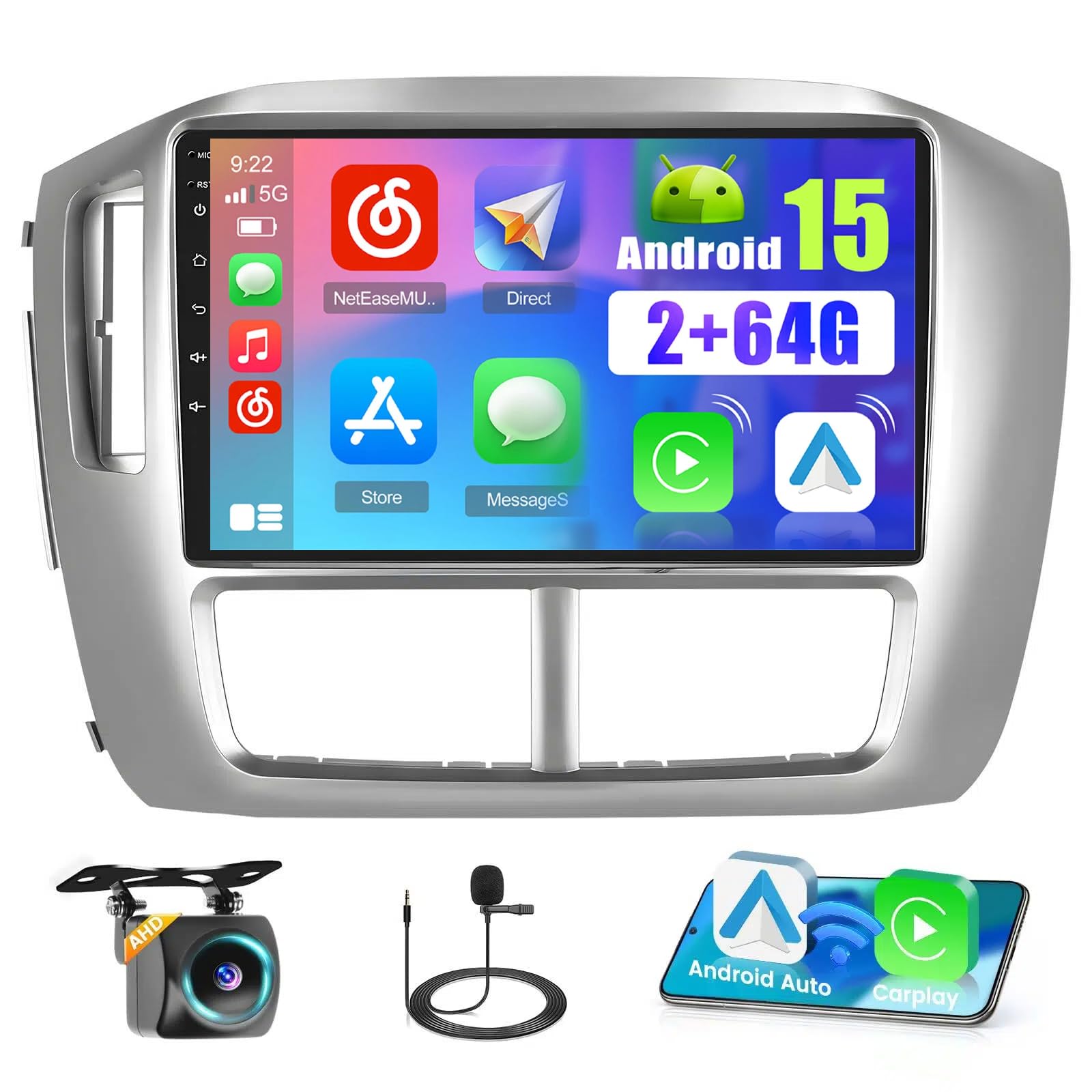 Amazon.com: 4Core+64G Android 15 Car Stereo for 2006 2007 2008