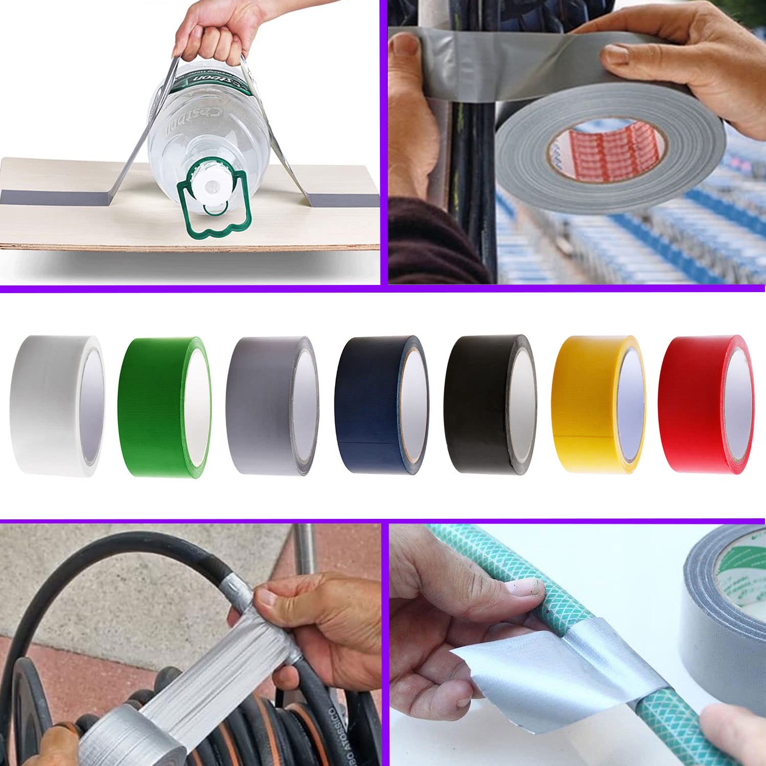 Badem10 Bondit Tamir Bandı 48 mm x 10 Mt Çok Amaçlı Duct Tape Takviye Bant Sarı