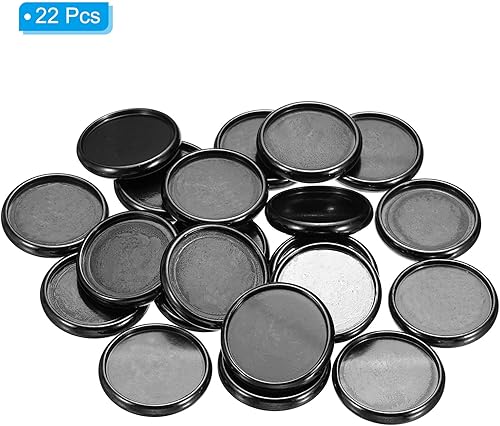 Miniatura 3 de PATIKIL Discos de encuadernación de libros de plástico de 1.102 in, paquete de 22 discos de expansión chapados en disco redondos para planificador