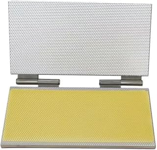 Wax Foundation Mold Press, Beeswax Embossing Mold, Manual Beeswax Base Machine, Aluminum Alloy Bee Wax Foundation Sheet Casting Machine, Beekeeping Supplies Equipment Tool. 