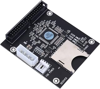 Mautacly SD Card Module Adapter Card IDE Hard Disk Drive High Speed Riser Card Capacity 3.5 IDE SD 40Pin Male for 128GB SDXD Card