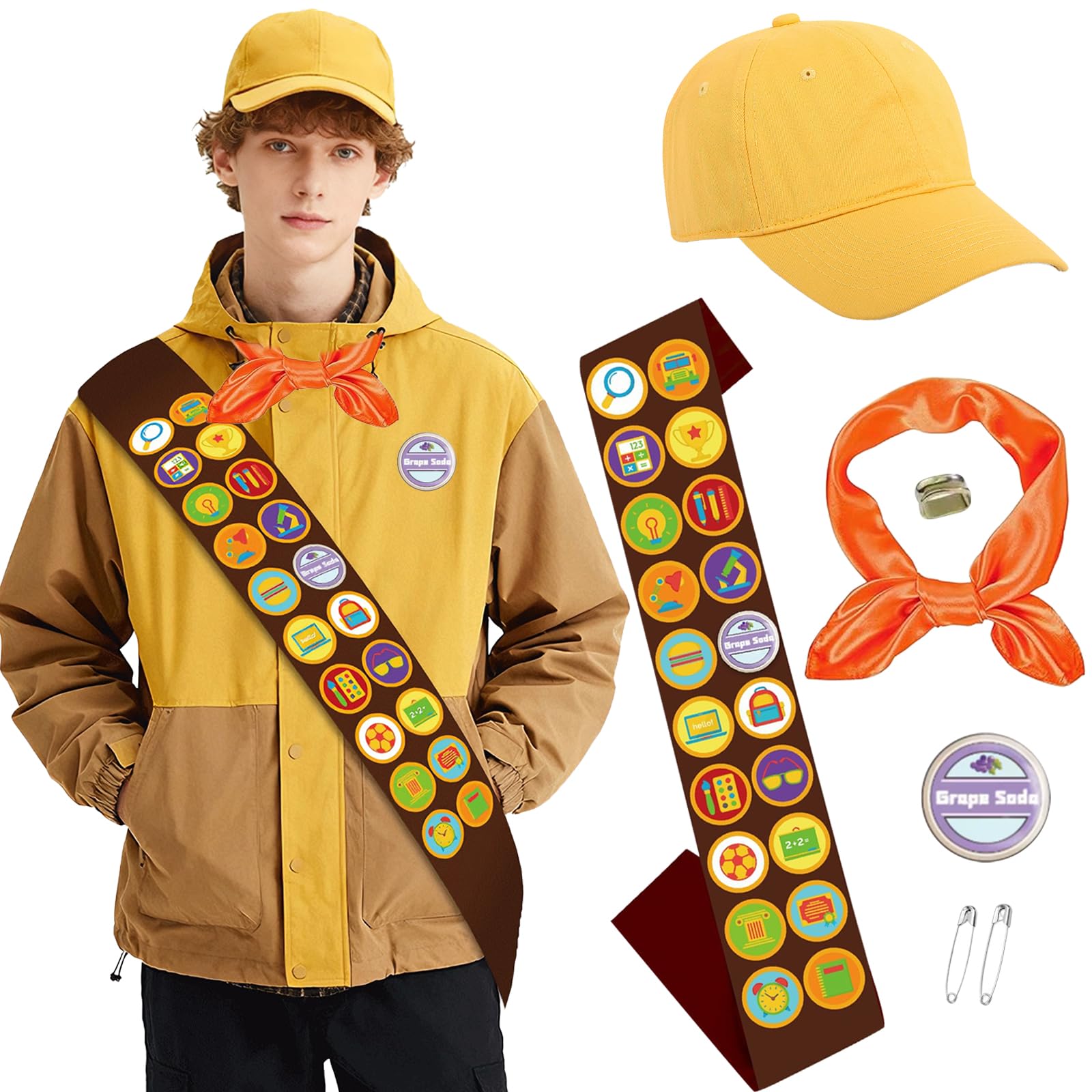 EDLMKM 6PCS Scout Costume, Scout Costume Set - Image 4