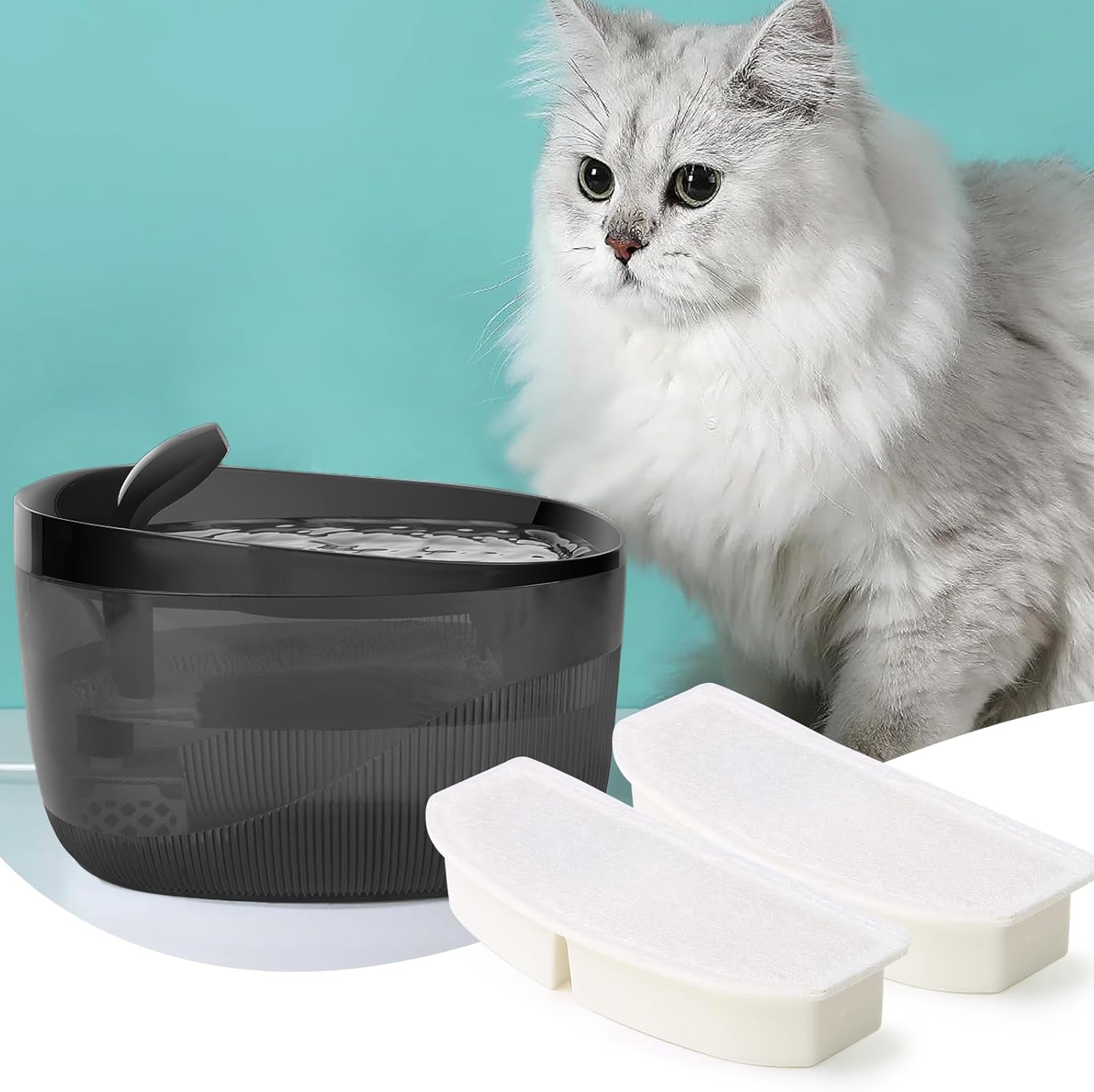 4pcs Cat Water Fountain Filters, Pet Water Fountain Replacement Filters - Image 7