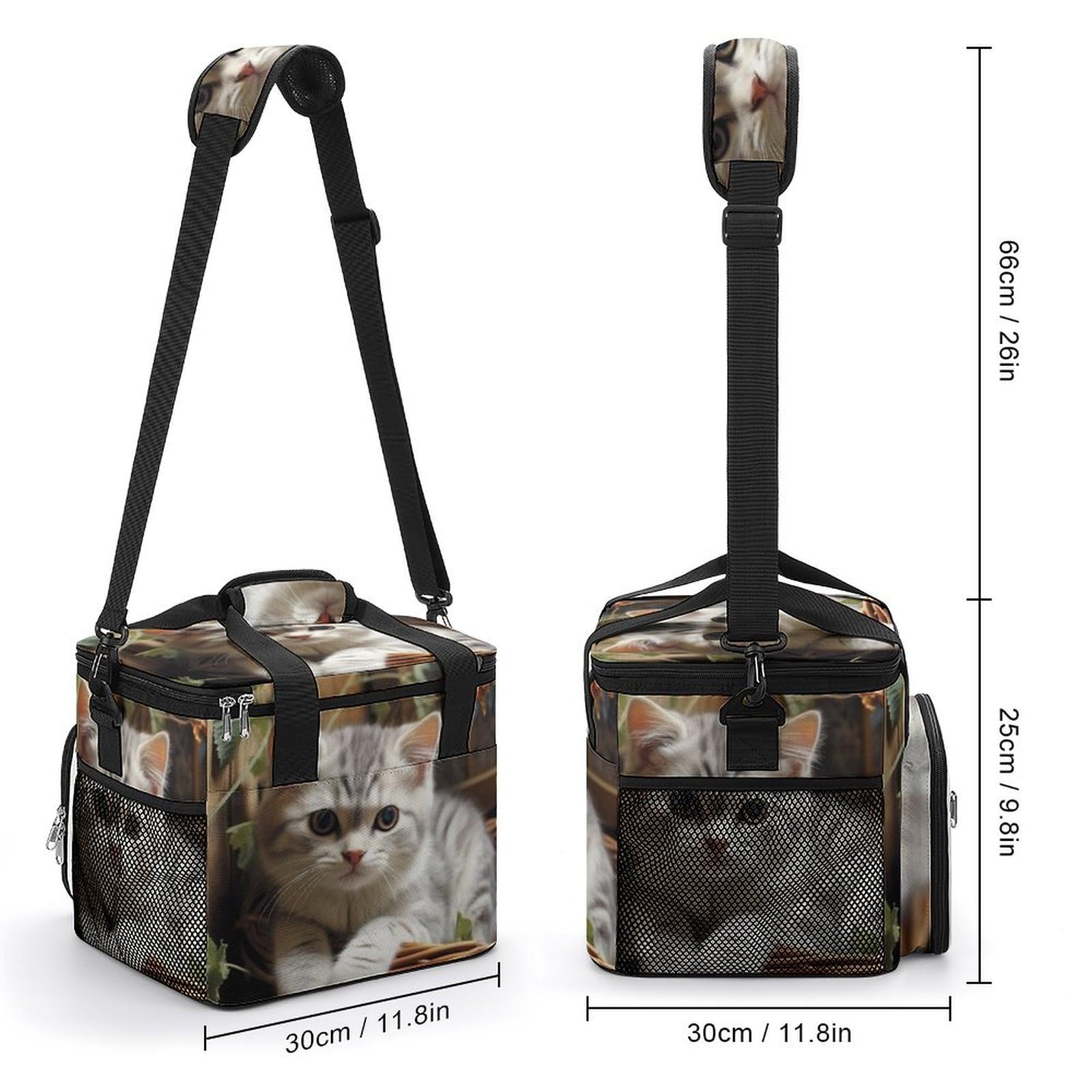 Sac à glace de camping en tissu Oxford de grande capacité, isolation portable et sac de rangement au froid, profitez d'un moment de camping frais