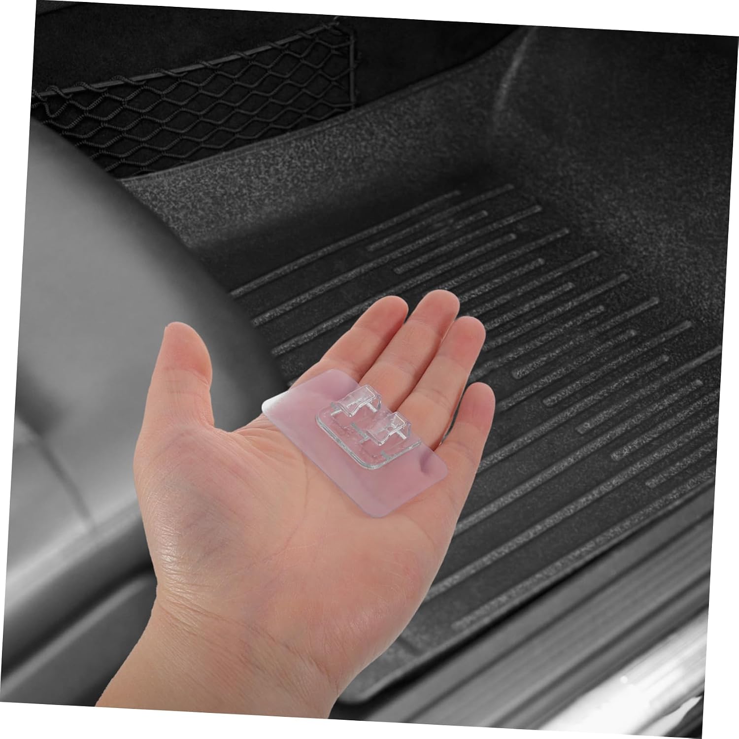 Universal Car Floor Mat Fixing Grips 10-Piece Anti-Slip Carpet Holder Clamps for Cars Detachable Double-Sided Adhesive Mat Fasteners