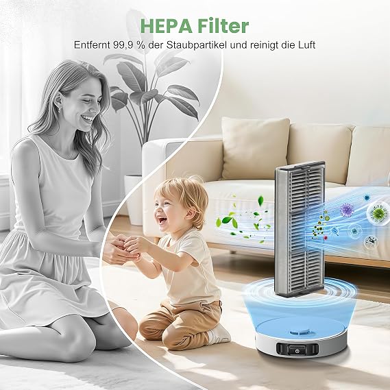 Pack of 6 HEPA Filter Accessories for Dreame L10s Ultra Gen2/Gen3 X40/X30