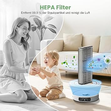 Pack of 6 HEPA Filter Accessories for Dreame L10s Ultra Gen2/Gen3 X40/X30