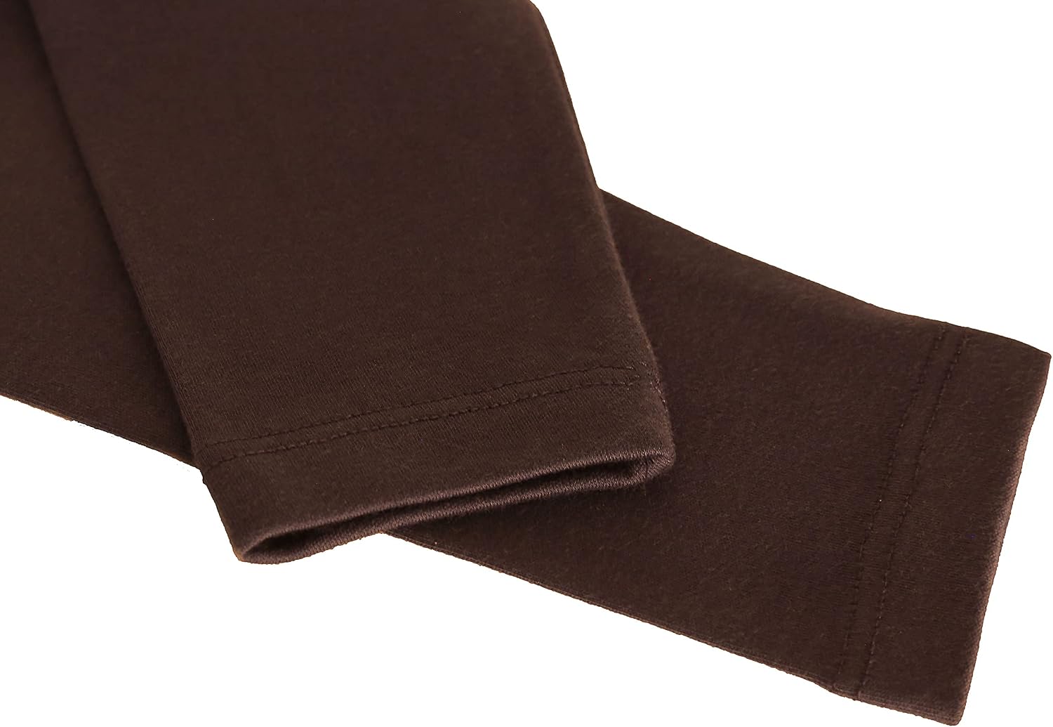 Lilax Girls' Basic Solid Full Length Cotton Soft Leggings
