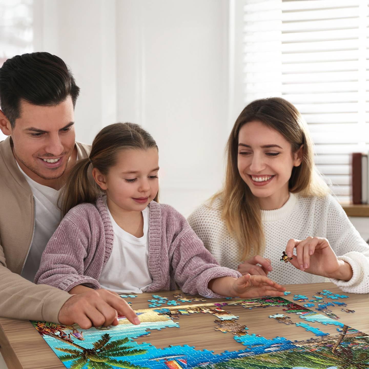 St. Lucia by Boardwalk - 500 Piece Jigsaw Puzzle for Adults, Made in USA