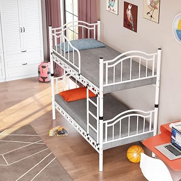 ARGİMO Bunk Bed Belinay Young Children's Bedroom Metal Bunk Bed (90 X 200)