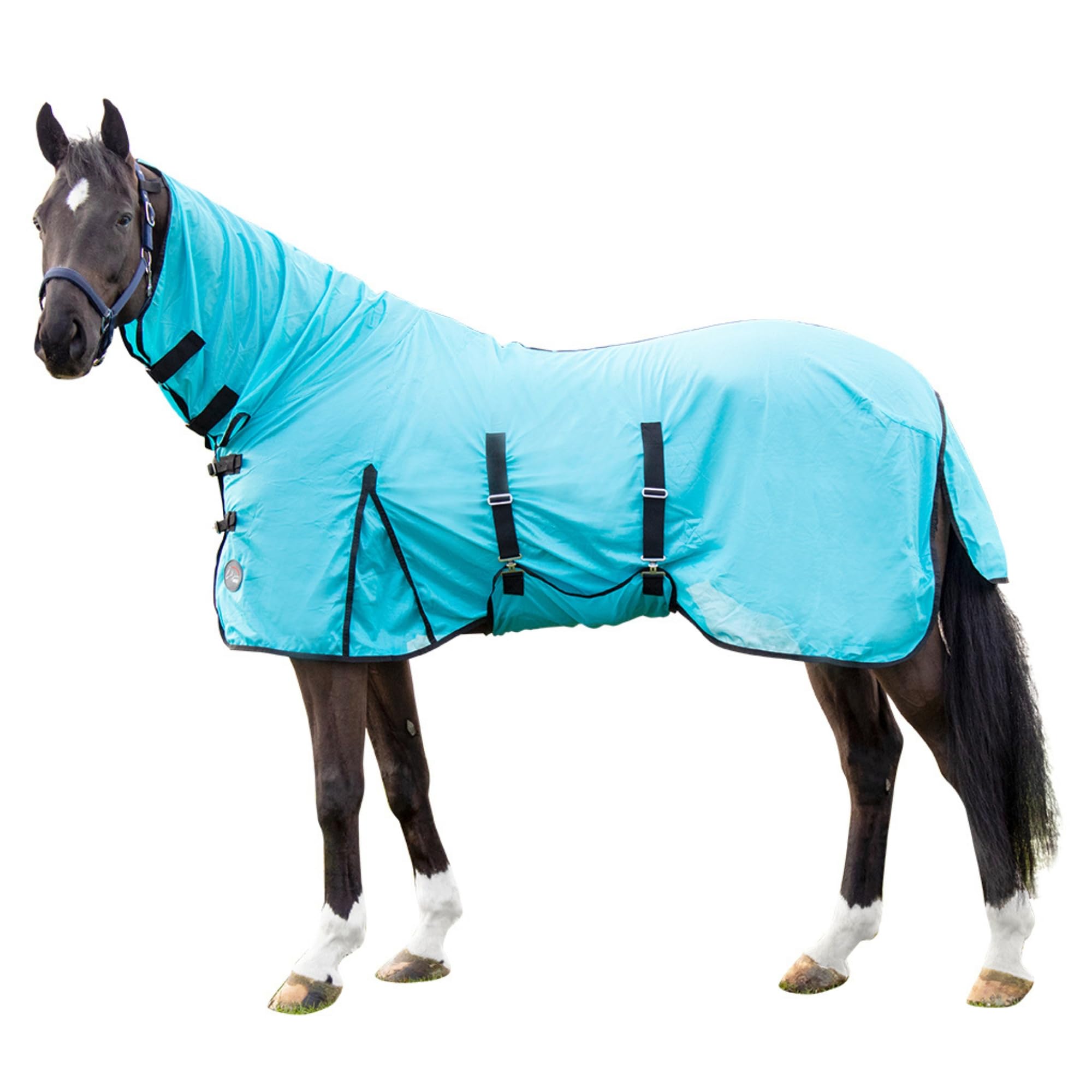 HKM - Coperta antimosche con collo, Aqua