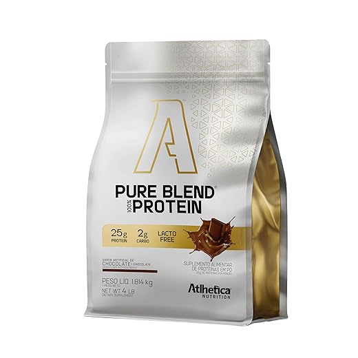 Atlhetica Nutrition, Pure Blend 100% Protein, Sabor Chocolate