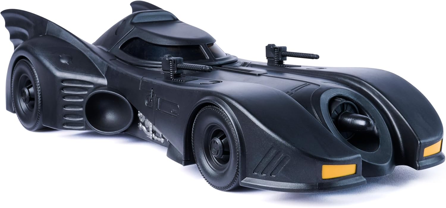 Spin Master DC Comics, Batman '89 Batmobile & Batman Action Figure Set, 4-Inch Retro Batman Action Figure for Collector’s Edition, for Fans Aged 4+