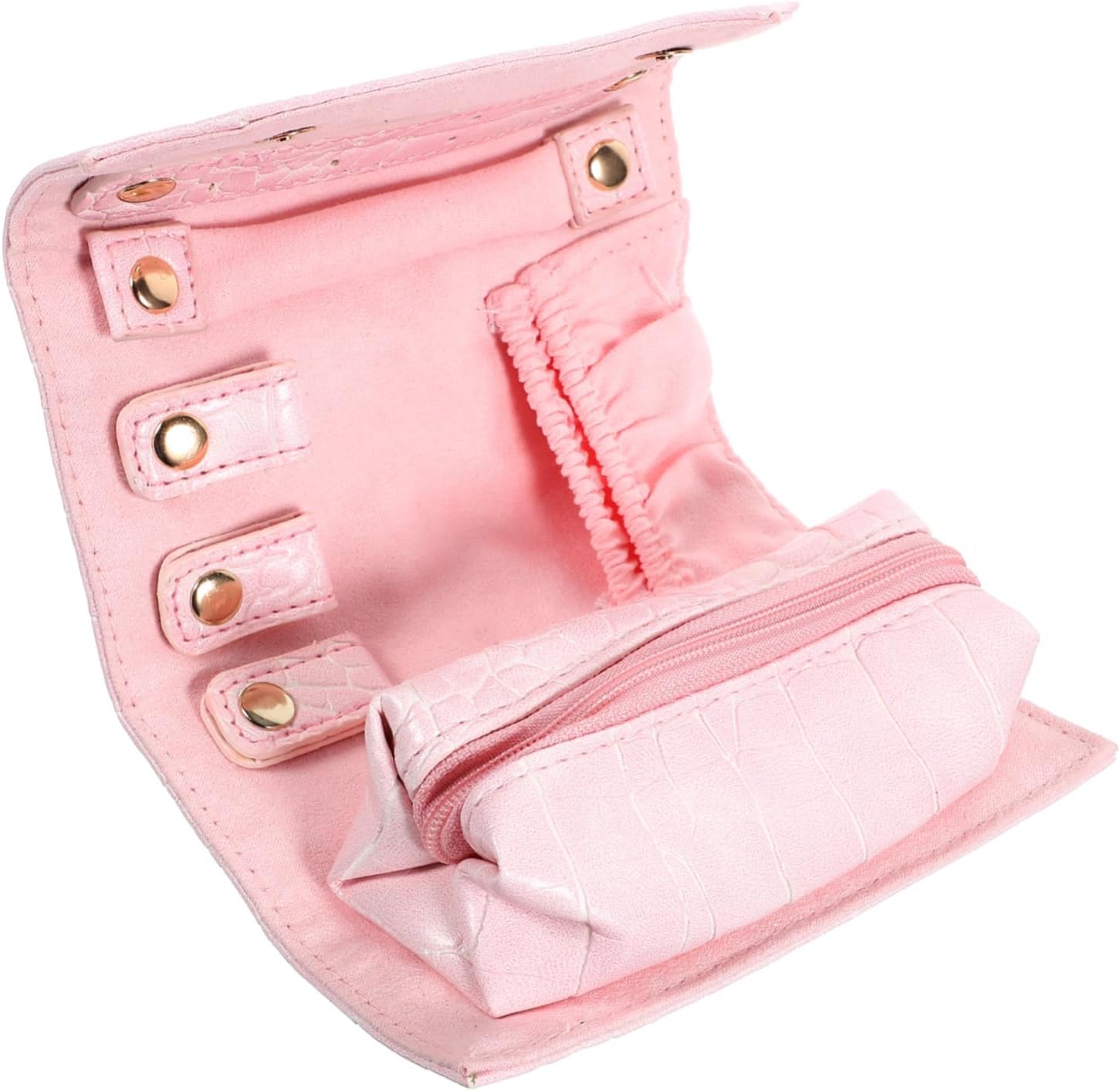 Alipis 3pcs Jewelry Roll Organizer Multifunctional Travel Jewelry Storage Pouch Lightweight Compact Design for Necklaces Earrings for Business Trips Outdoor Activities