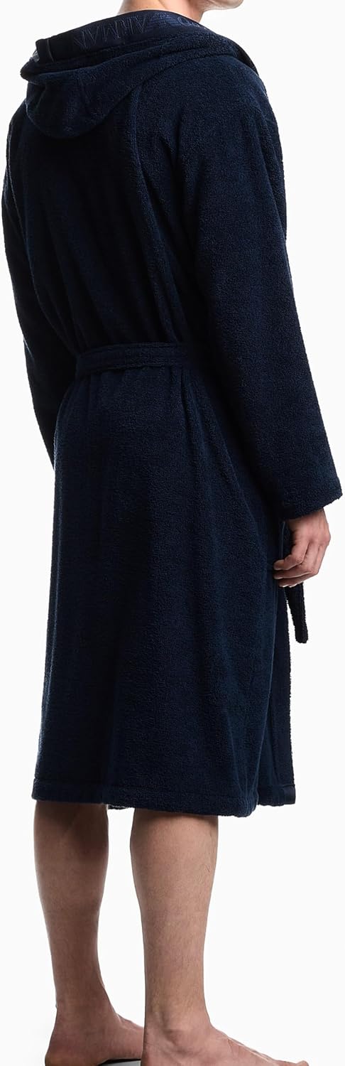 Emporio Armani Men's Cotton Terry Bathrobe