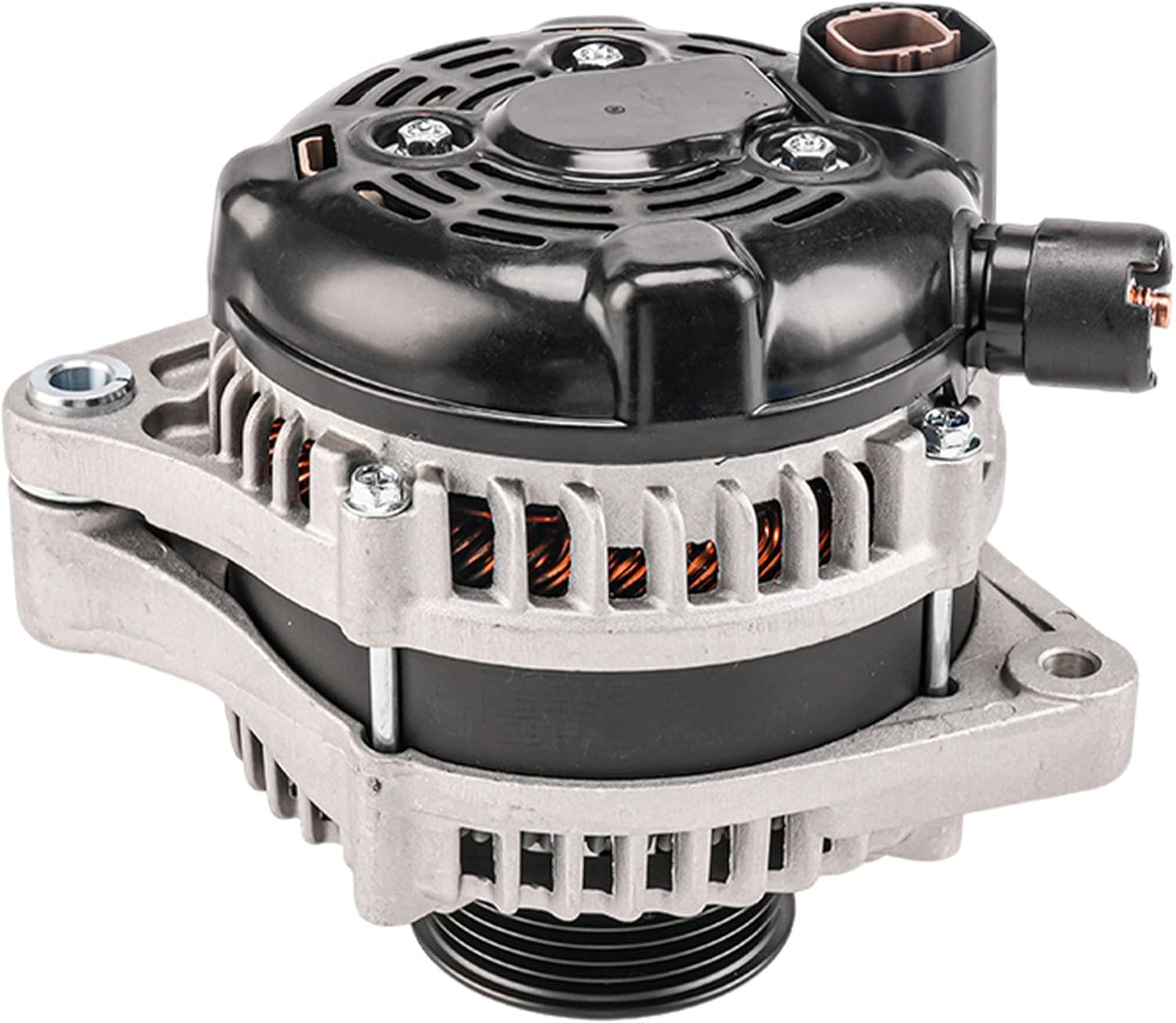 KAX Alternator 11030N Compatible with Honda, 2004-2007 Accord 3.0L, 130A 12V S6 CW Alternator Replacement