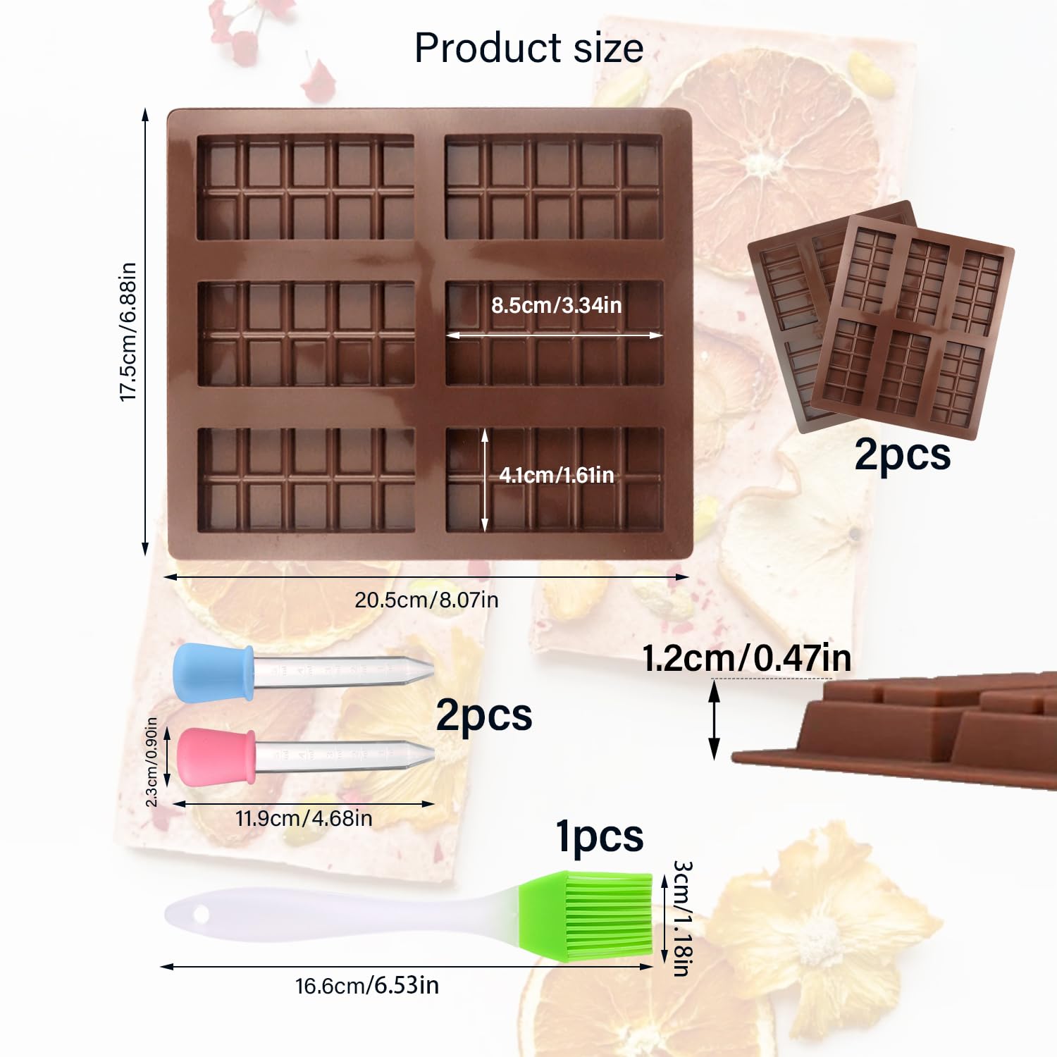 Moule à Tablette De Chocolat Dubaï Special Bar - Perle Dorée