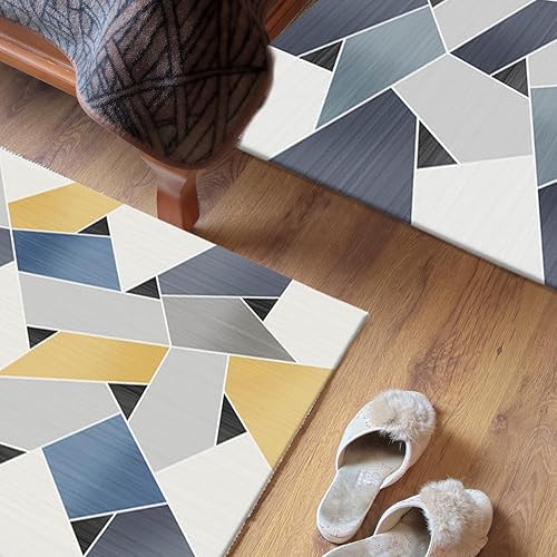 Miniatura 2 de Alfombra de 15.7 x 23.6 pulgadas para puerta interior antideslizante, alfombra fácil de limpiar, perfecta para zonas de entrada y puerta de cocina