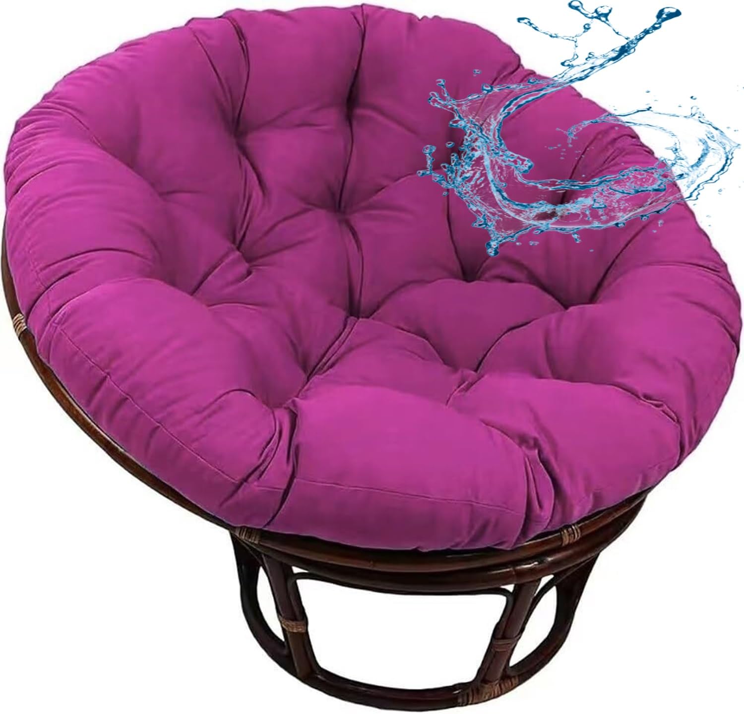 Coussin rond 170cm de qualité supérieure pour balancelle de jardin