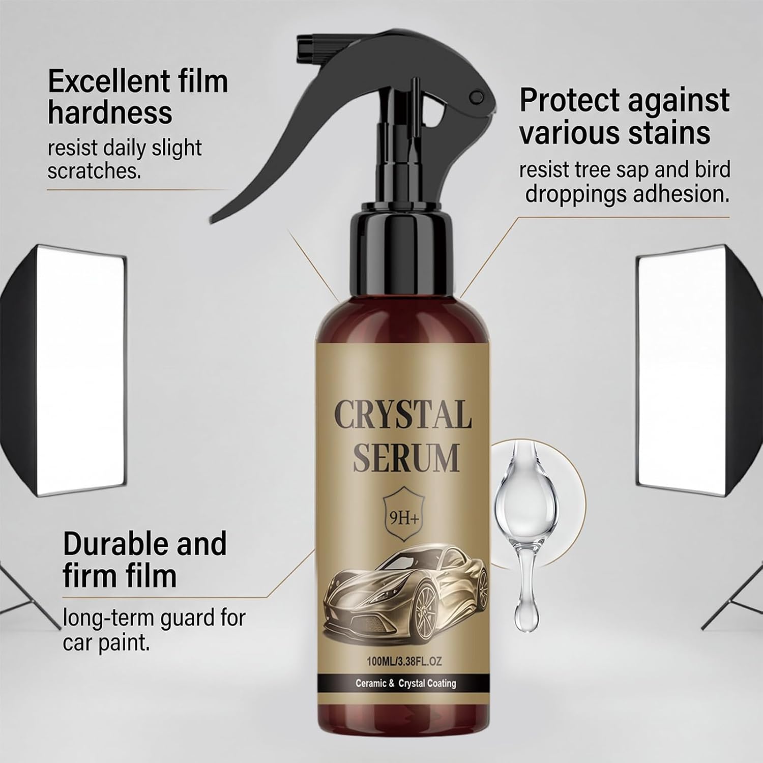 Ceramic Coating Kit 100ml Anti-Scratch Spray