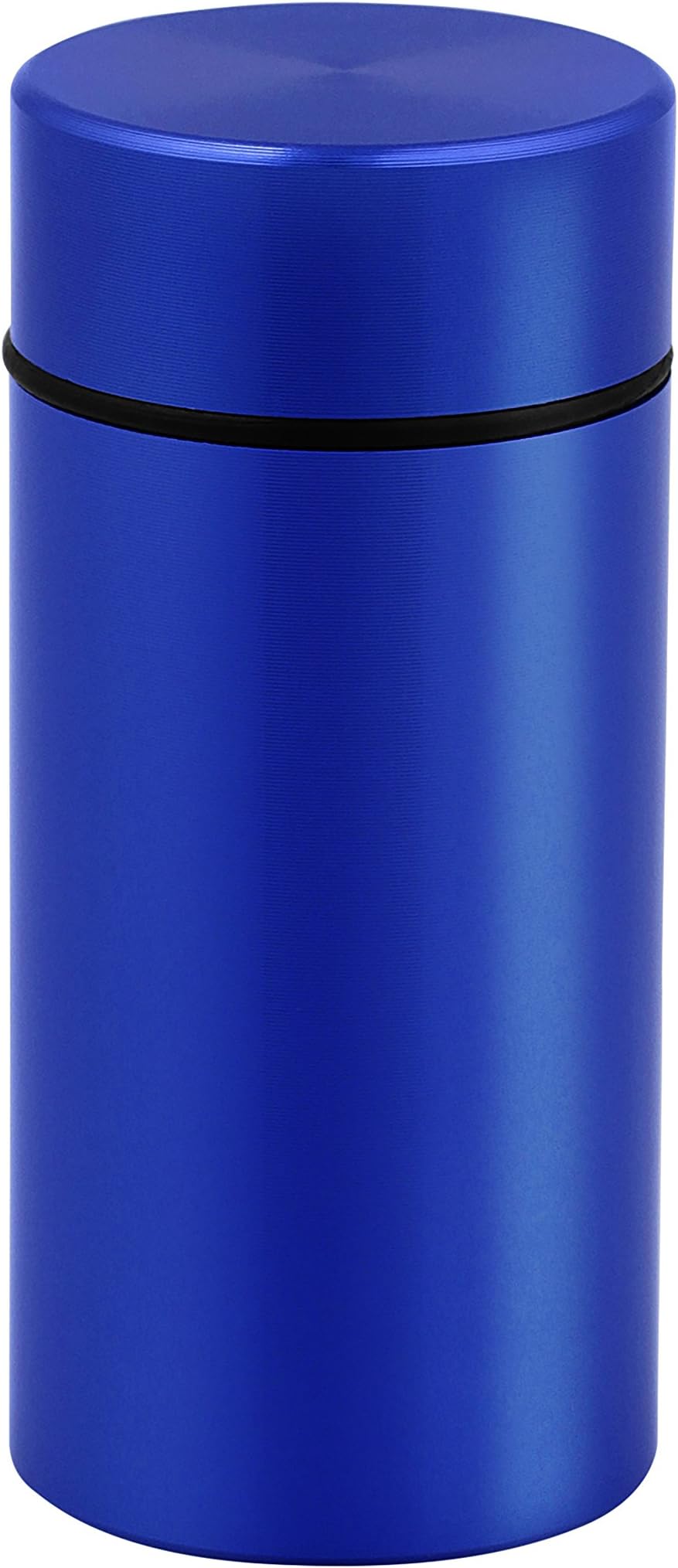 Stash Jar - Smell Proof Discreet Aluminum Storage Container with Airtight Seal (Sapphire Blue)