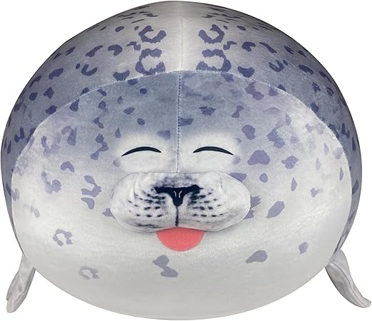 Pineapple Seal Plush Pillow, Giant Stuffed Animal Plushie, Stuffed Seal Plushy Squish Plush Toys, Jumbo Cute Plushies Large Stuffed Animals for Girls, Boys, Kids (24 inch)