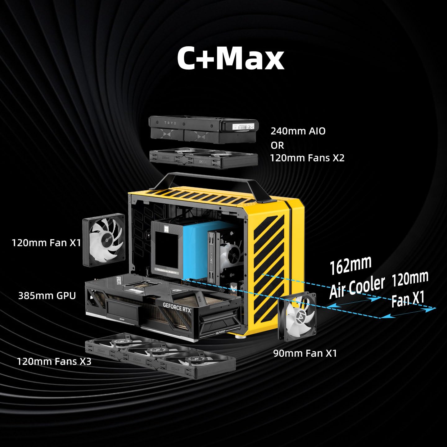 Amazon.com: Mechanic Master C+Max Compact MATX PC Case Aluminum